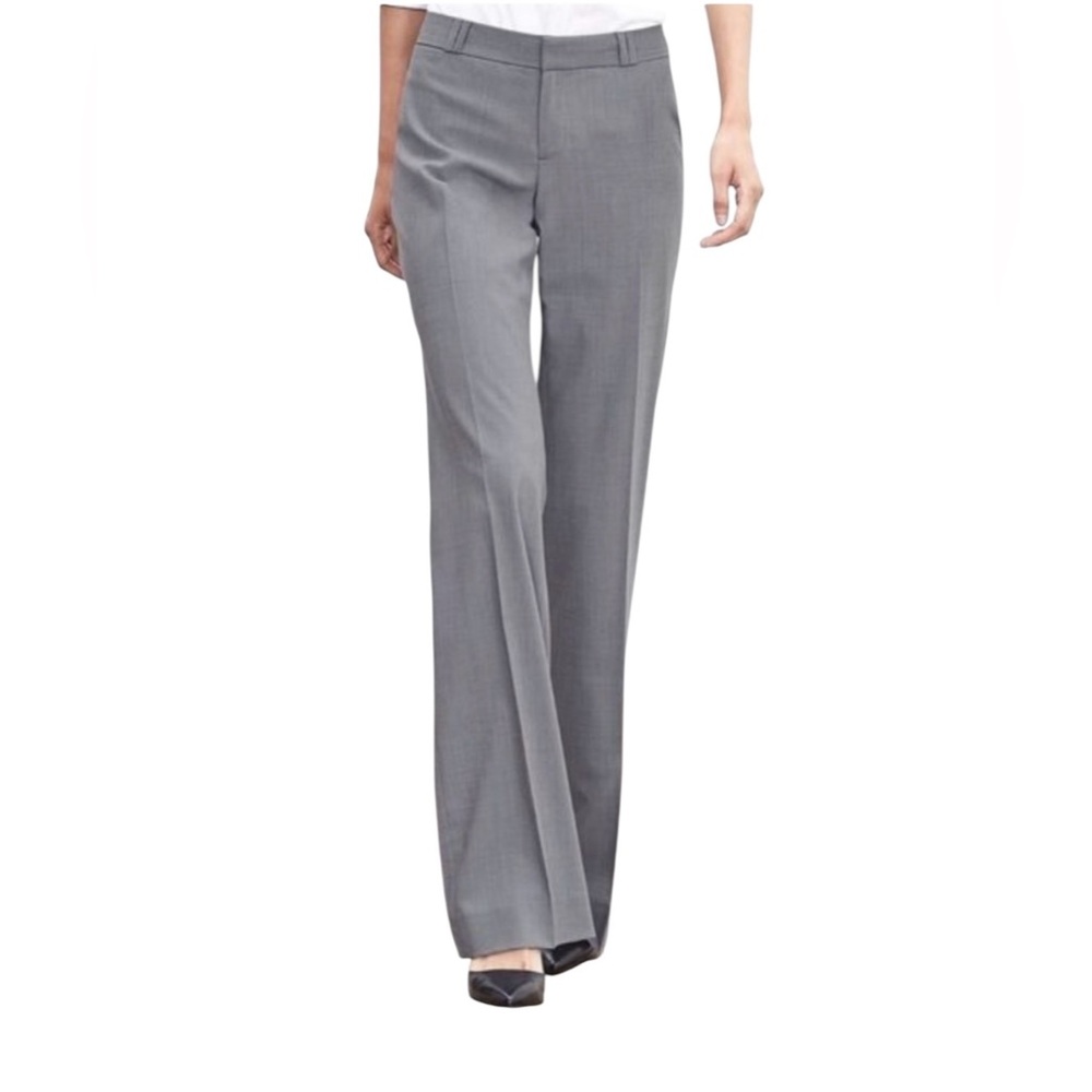 NWT BANANA REPUBLIC GRAY JACKSON CURVY FIT PANTS/TROUSERS SIZE 4S